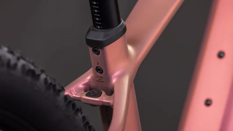 Cube Reaction Hybrid SLX 800Wh Electric Mountain Bike in Shiftblush and Art-1