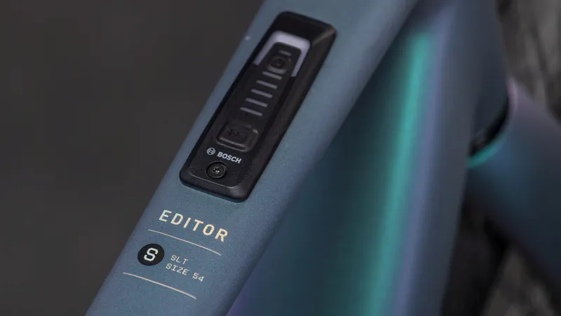 Cube Editor Hybrid SLT 400Wh Electric Hybrid Bike in Smardgrey and Prism-1