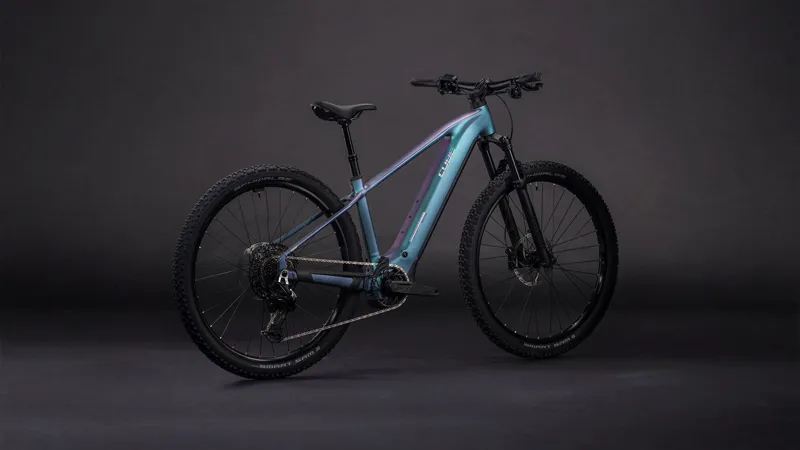 Cube Reaction Hybrid Race 800Wh Electric Mountain Bike in Polarlight and Prism-5
