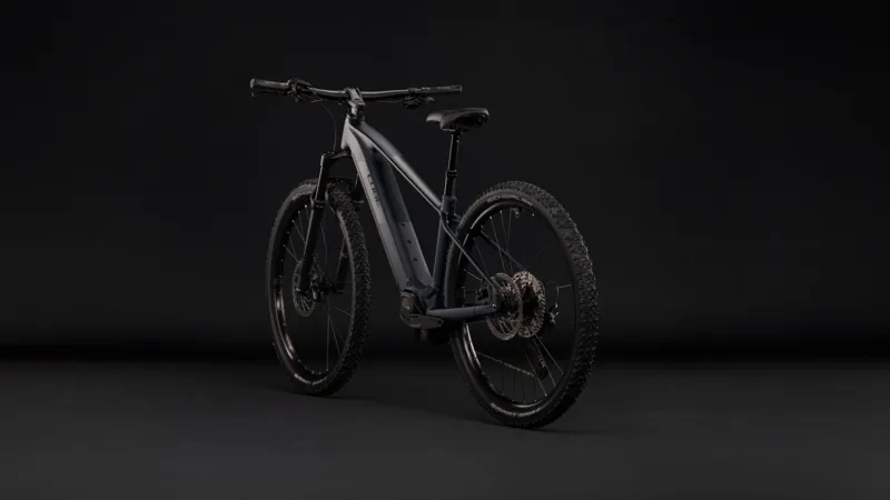 Cube Reaction Hybrid Pro 800Wh Electric Mountain Bike in Silverdust and Prism-6
