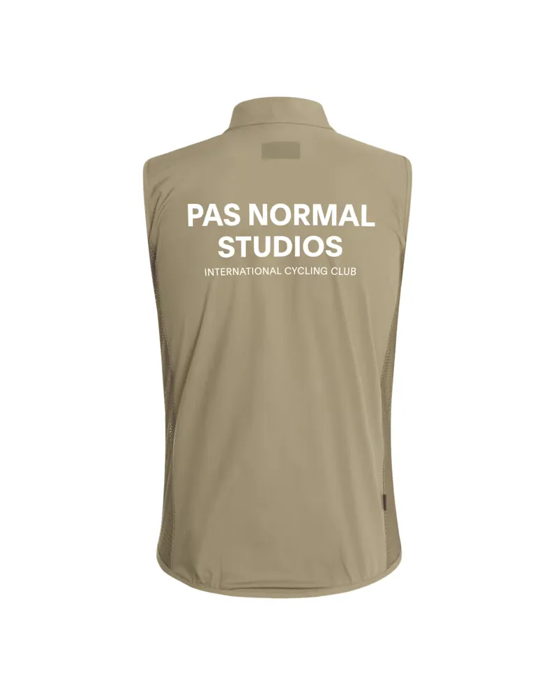 Pas Normal Studios Mechanism Stow Away Gilet in Beige-1