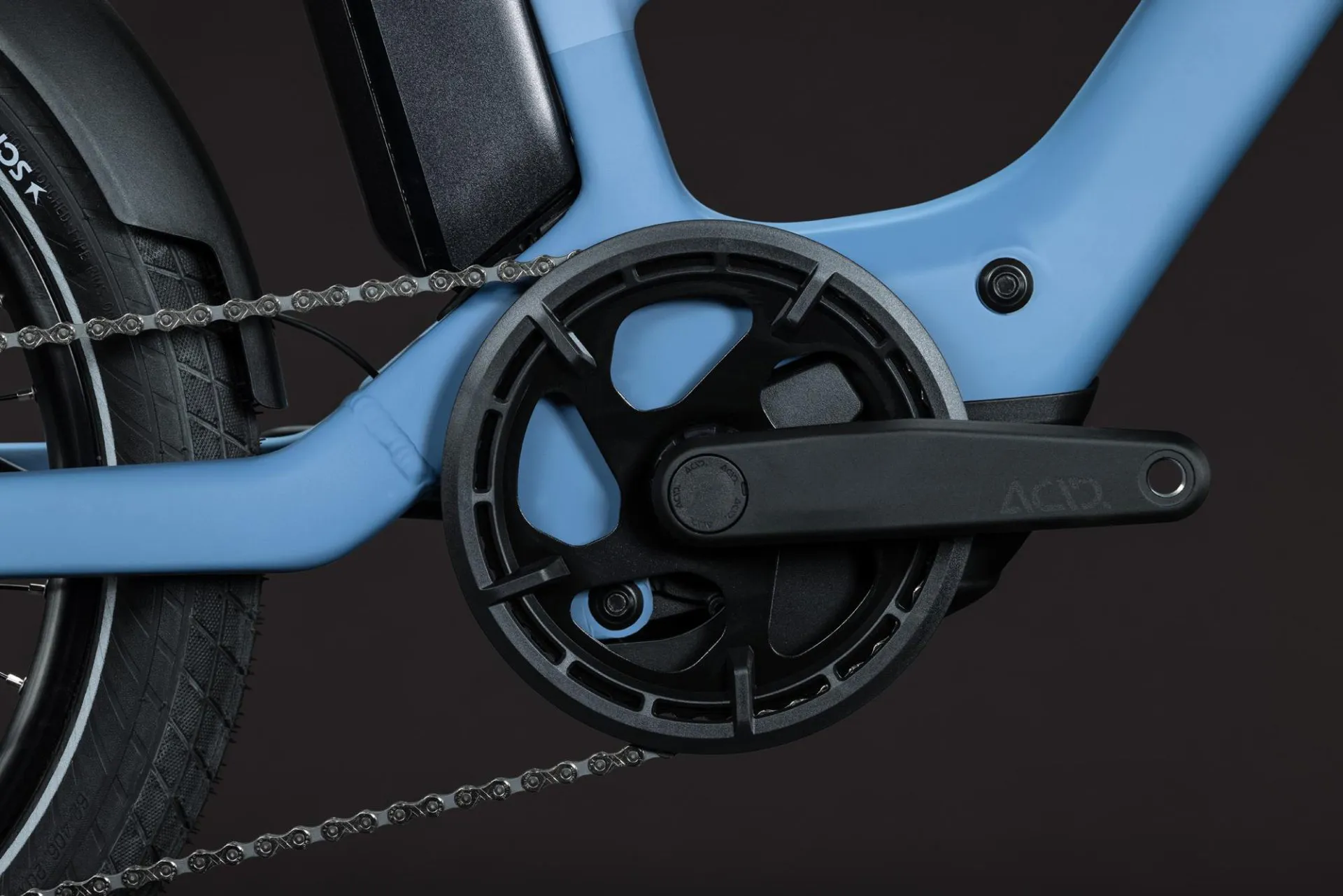Cube Compact Hybrid 540Wh Electric Hybrid Bike in Thistleblue and Blue