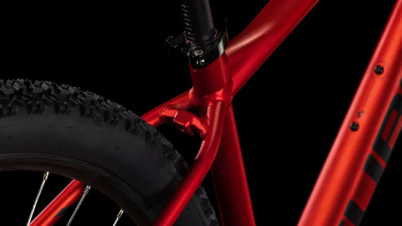 Cube Aim Pro Hardtail Mountain Bike in Fireorange and Black-1