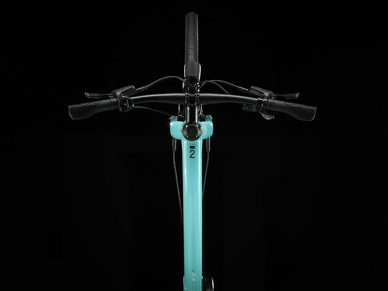 TREK FX+ 2 Stagger 250Wh Electric Hybrid Bike in Blue Sage-5
