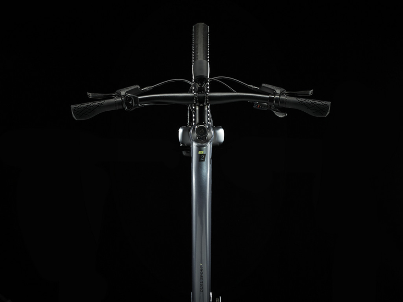 TREK Dual Sport+ 2 Stagger 250Wh Electric Hybrid Bike in Galactic Grey-5