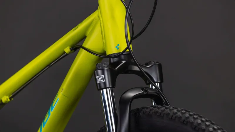 Cube Acid 240 Disc Kids Mountain Bike in Lizard and Blue-3