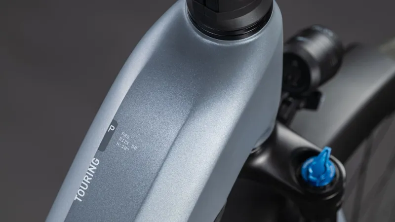 Cube Touring Hybrid Pro EE 800Wh Electric Hybrid Bike in Pearlgrey and Grey-2