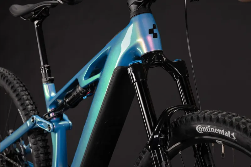 Cube Stereo Hybrid ONE44 HPC SLX 800Wh Electric Full Suspension Moutnain Bike in Dream and Black-2