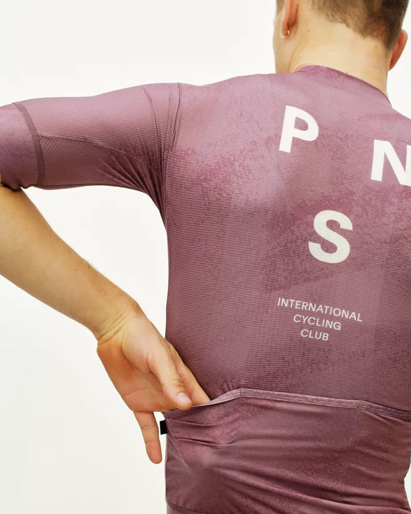 Pas Normal Studios Mechanism Jersey in AOP Dark Mauve-4