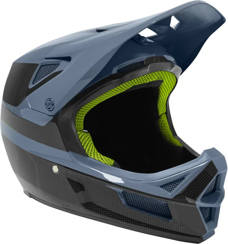 Fox Rampage Comp Mountain Bike Helmet in Dusty Blue