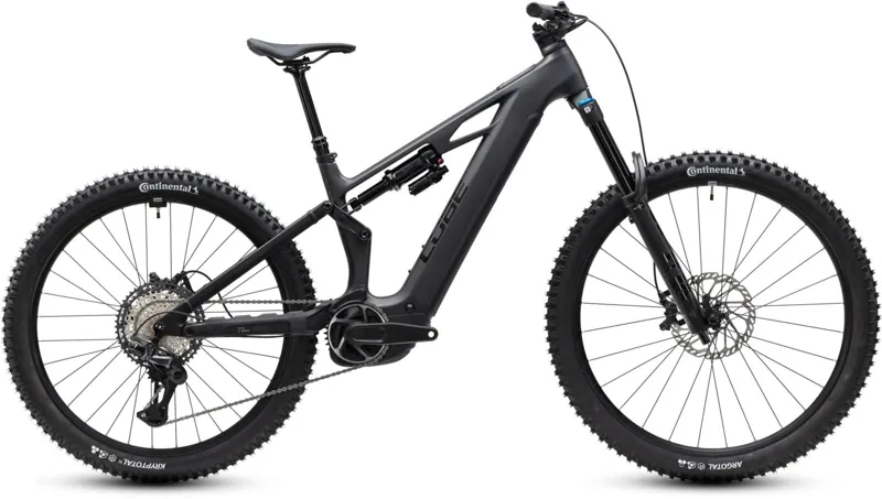 Cube Stereo Hybrid ONE77 HPC SLX 800Wh Electric Full Suspension Mountain Bike in Blackline