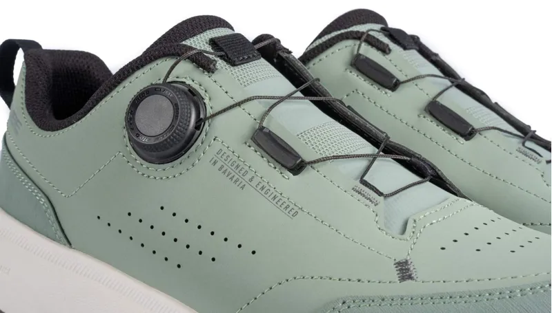 Cube OX Pro Mountain Bike Shoes in Green and Sand-6