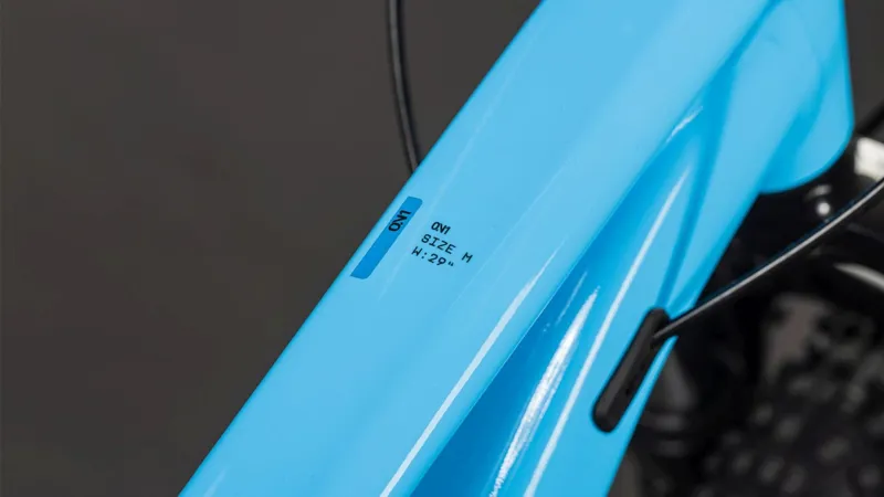 Cube Aim One Mountain Bike in Marlinblue and Reflex-2