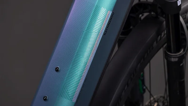 Cube Kathmandu Hybrid EXC EE 800Wh Electric Hybrid Bike in Smaragdgrey and Prism-2