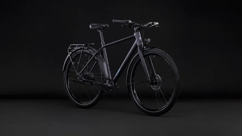 Cube Editor Pro FE Hybrid Bike in Night and Chrome-6