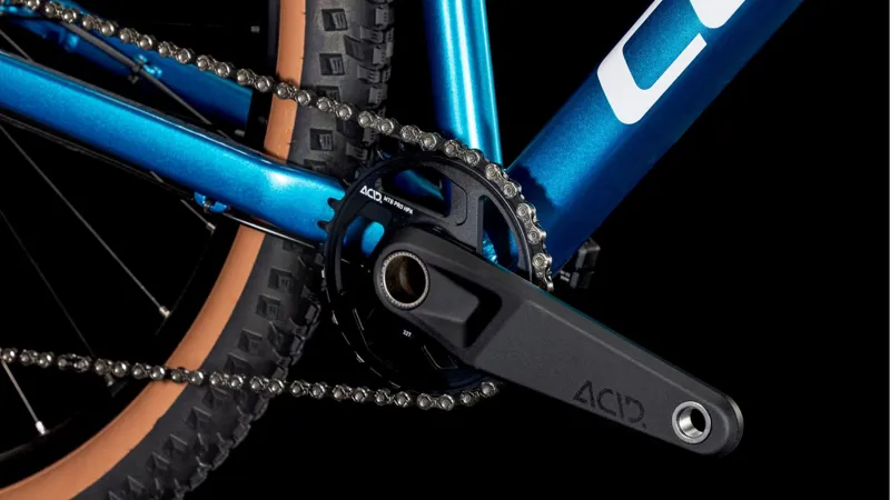 Cube Attention Pro Hardtail Mountain Bike in Metallicteal and White-5