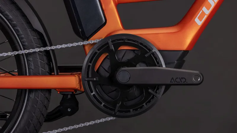 Cube Compact Hybrid 545Wh Unisize Electric Hyrbid Bike in Rustorange and Reflex-3