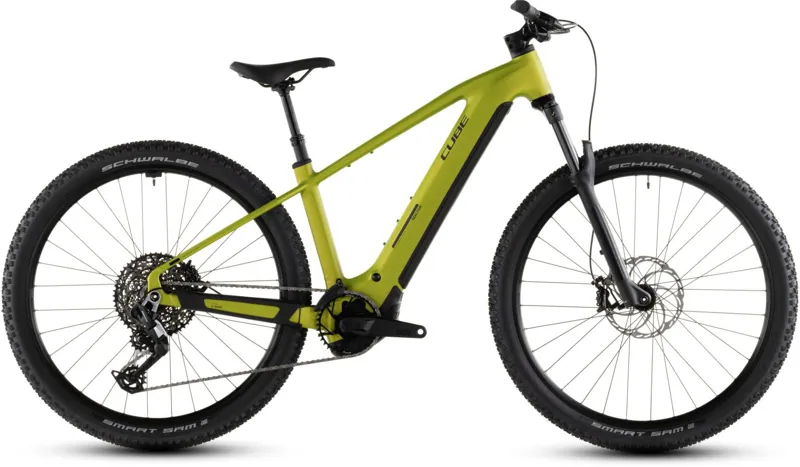 Cube Reaction Hybrid Race 800Wh Electric Mountain Bike in Lizard and Black