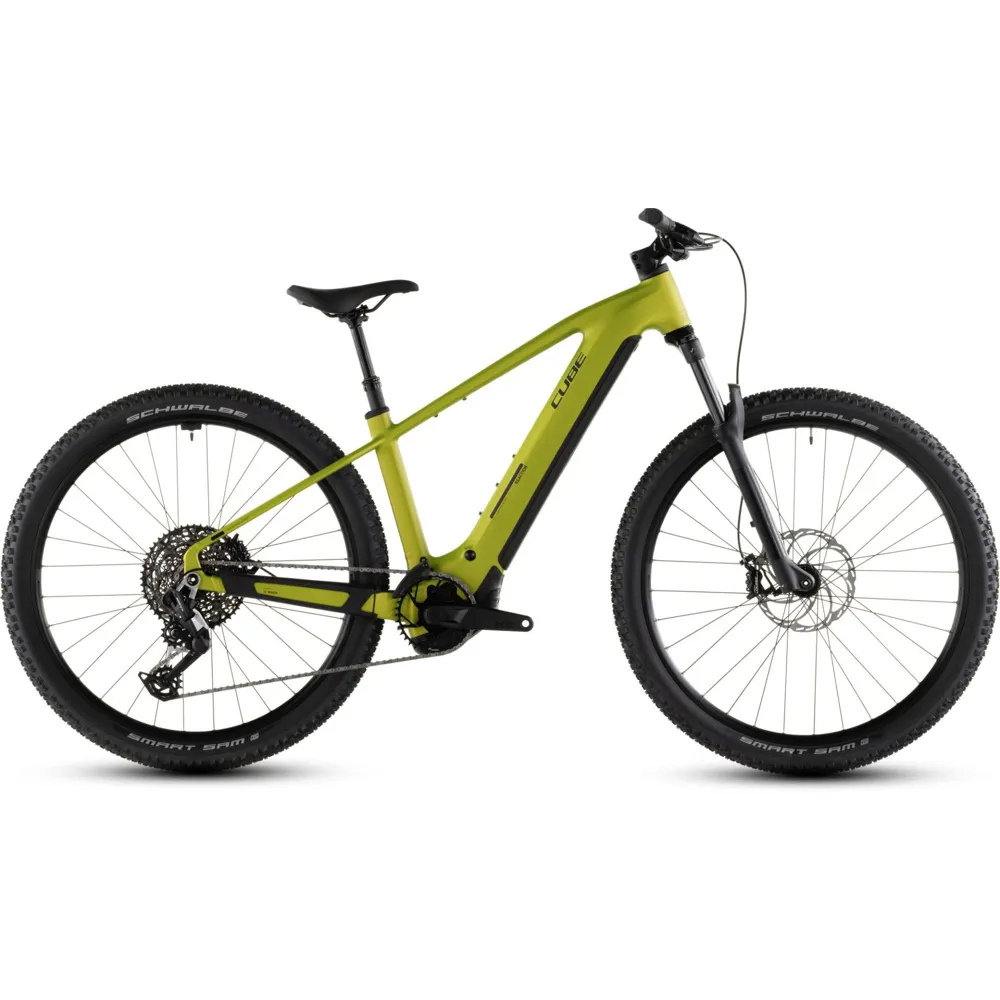 Team Cycles Cube Reaction Hybrid Race 800Wh Electric Mountain Bike in Lizard and Black | Interest FREE Finance & Online Refund Policy.