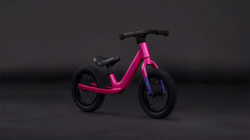 Cube Numove 120 Walk 12 Inch Kids Balance Bike in Fucsia and Plum-5
