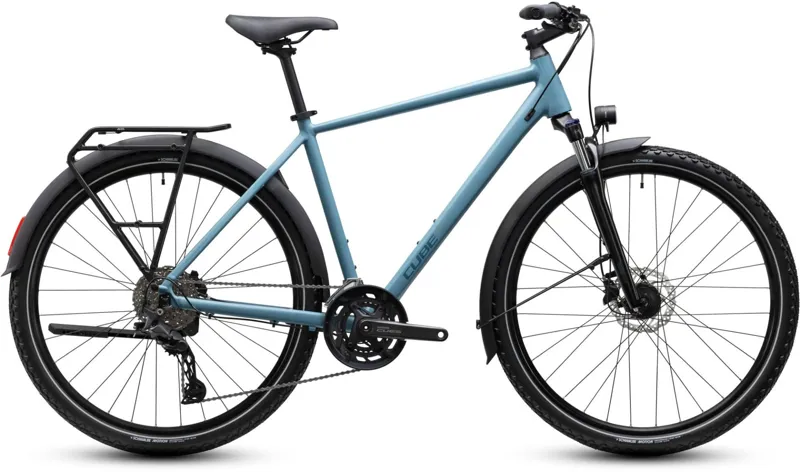 Cube Nature Pro FE Hybrid Bike in Surfblue and Blue