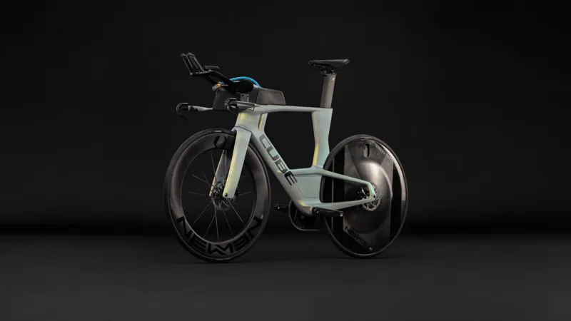 Cube Aerium C:68X SLT Aero Triathlon TT Road Bike in Genesisgrid and Black-9