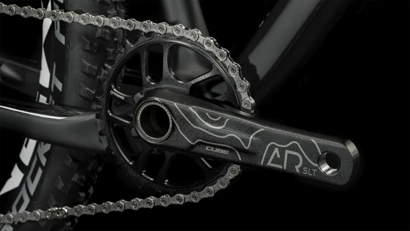 Cube Elite 240 C:62 SLX Kids Mountain Bike in Carbon Blue and Red-4