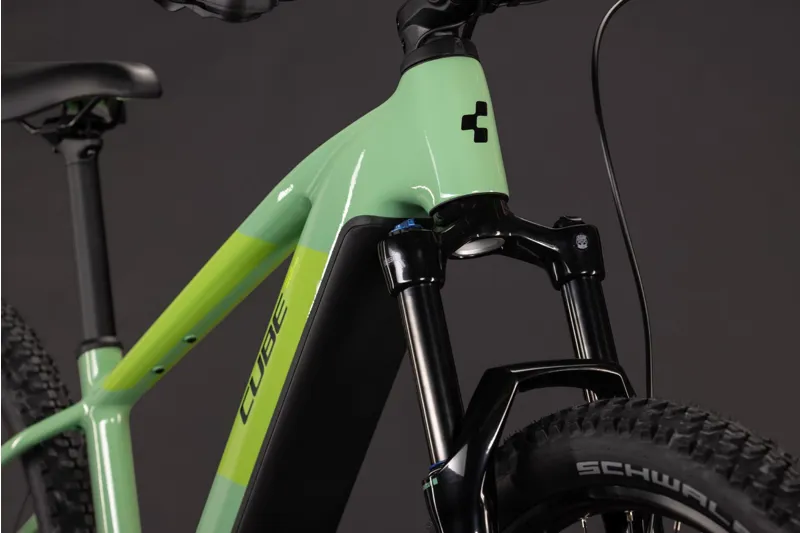 Cube Reaction Hybrid ONE 720Wh Electric Mountain Bike in Cactus and Black-2