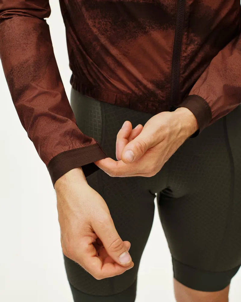 Pas Normal Studios Mechanism Stow Away Jacket in AOP Light Brown-5