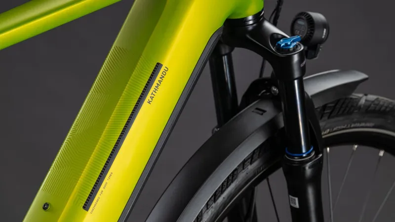 Cube Kathmandu Hybrid Pro 800Wh Electric Hybrid Bike in Lizard and Black-1