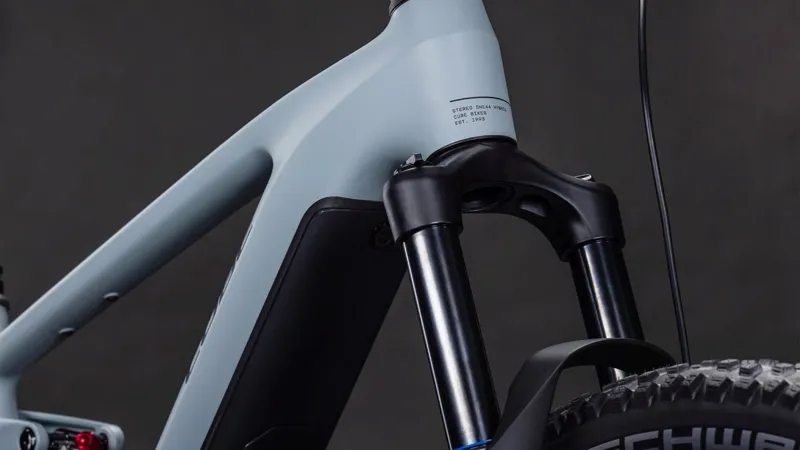 Cube Stereo Hybrid ONE44 Pro 800Wh Full Suspension Mountain Bike in Vulcan and Orange-1