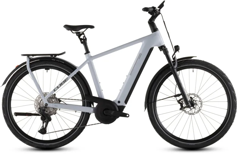Cube Kathmandu Hybrid SLX 800Wh Electric Hybrid Bike in Foggrey and Grey