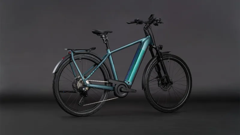 Cube Kathmandu Hybrid SLT 800Wh Electric Hybrid Bike in Duskwood and Goblin-7