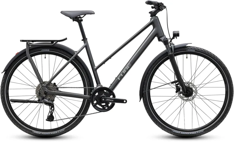 Cube Kathmandu Pro T Hybrid Bike in Slabgrey and Chrome