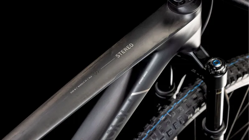 Cube Stereo ONE22 C:62 SLX Full Suspension Mountain Bike in Blackline-1