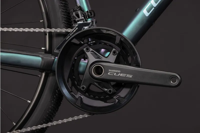 Cube Nulane Race Hybrid Bike in Smaragdgrey and Prizm-1