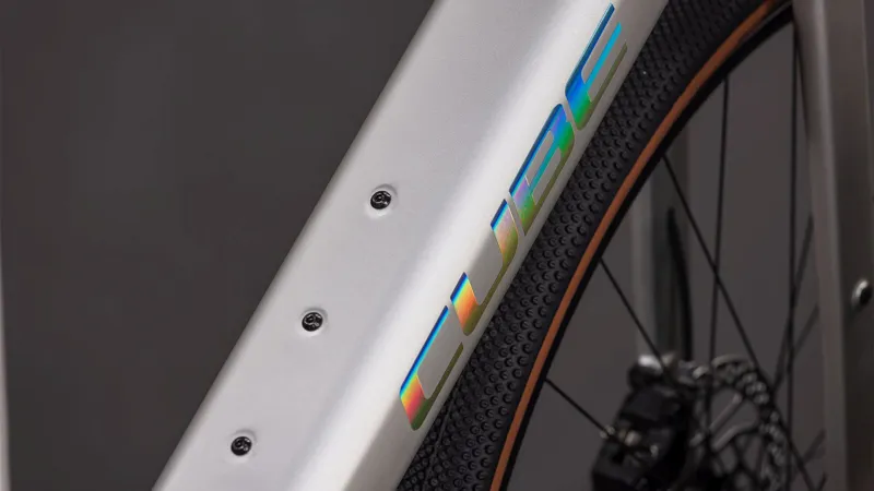 Cube Nulane Hybrid C:62 Race 400Wh Electric Hybrid Bike in Sleekgrey and Prism-1