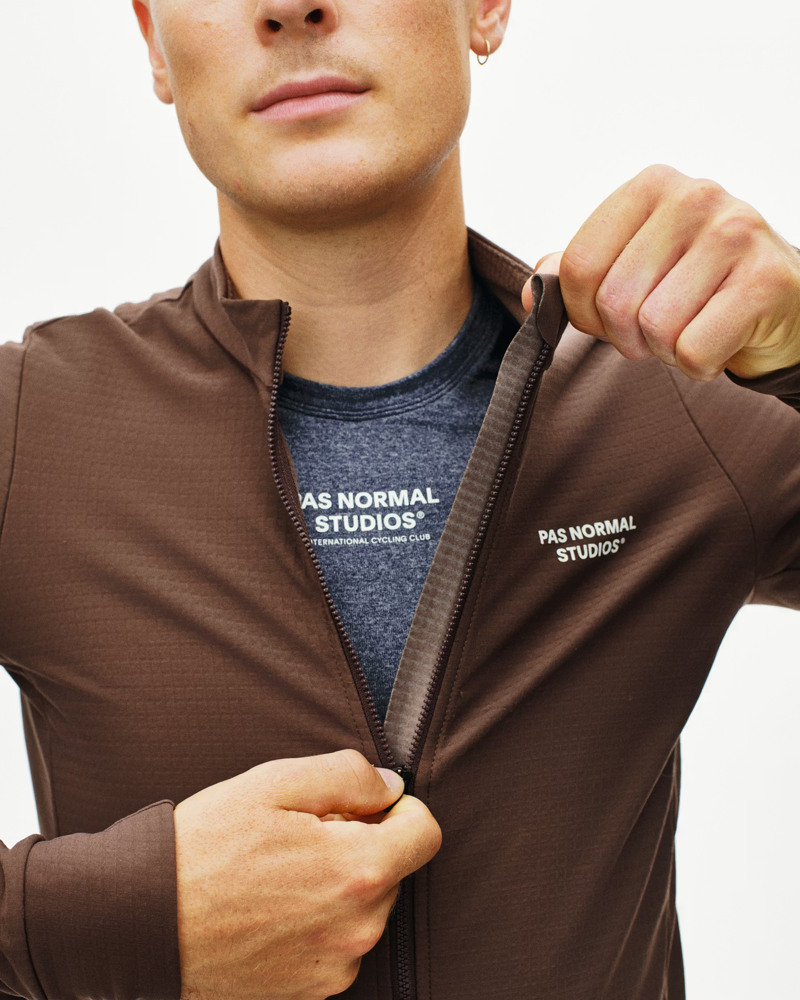 Pas Normal Studios Essential Long Sleeve Jersey in Light Brown-2