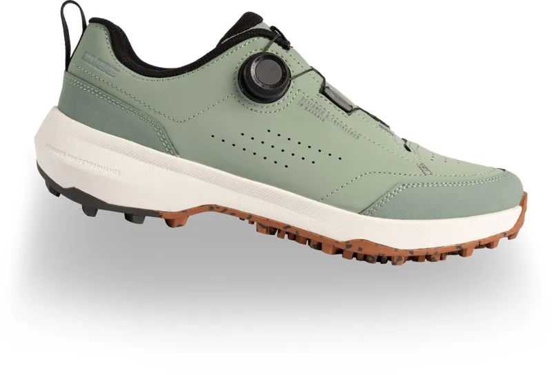 Cube OX Pro Mountain Bike Shoes in Green and Sand-1