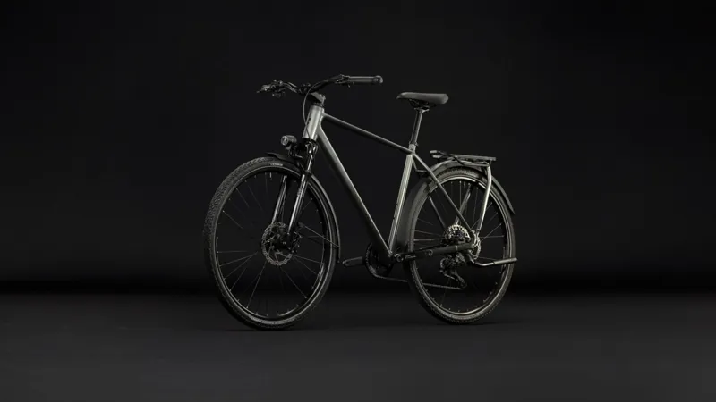 Cube Kathmandu SLT Hybrid Bike in Flashgrey and Chrome-2