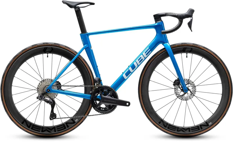 Cube Litening Air C:68X Race Road Bike in Bluetwister and Prizm