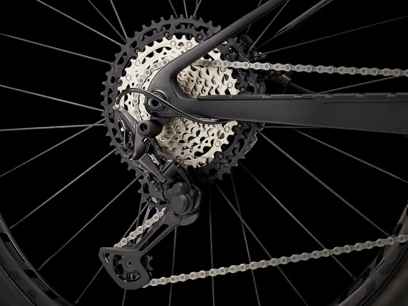 TREK Supercaliber 9.8 XT XC Mountain Bike in Matte Raw Carbon and Gloss Trek Black-7