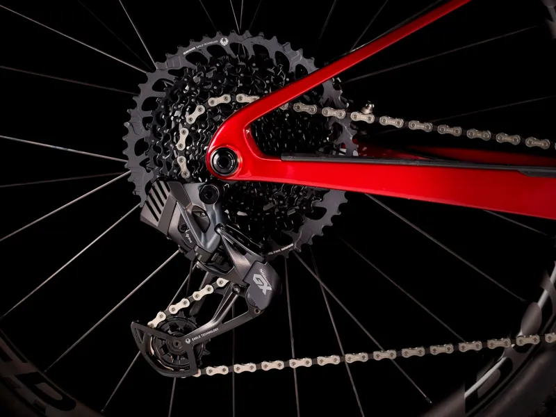 TREK Supercaliber 9.8 GX AXS Full Suspension XC Mountain Bike in Crimson-7