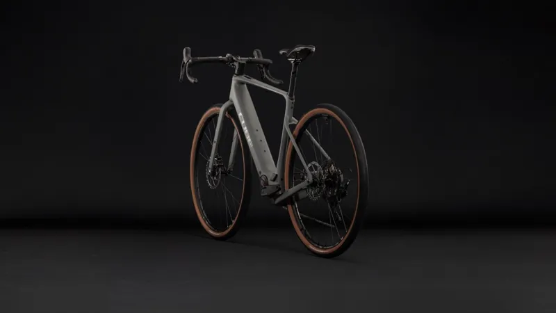 Cube Nuroad Hybrid C:62 Race 400Wh Electric Gravel Bike in Oldgrey and Grey-7