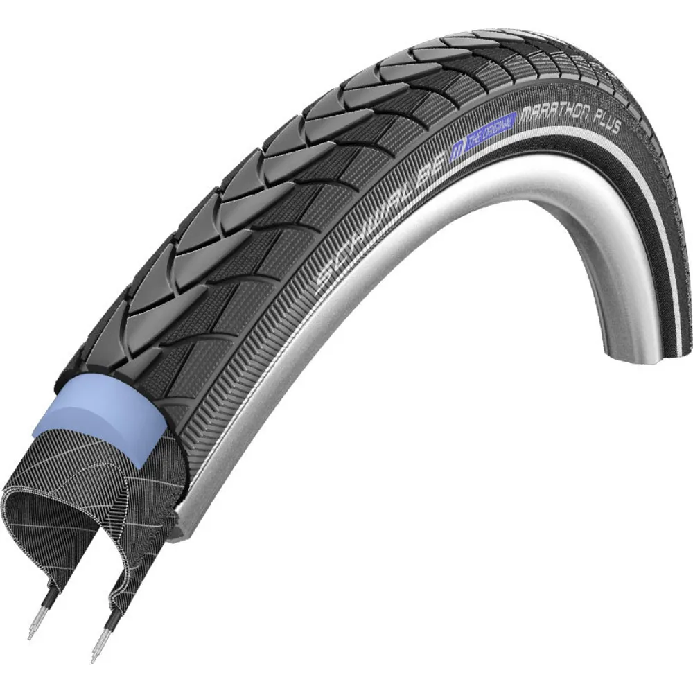 Team Cycles Schwalbe Marathon Plus Performance SmartGuard Rigid Endurance Compound Tyre - 20 x 1.75 | Interest FREE Finance & Online Refund Policy.