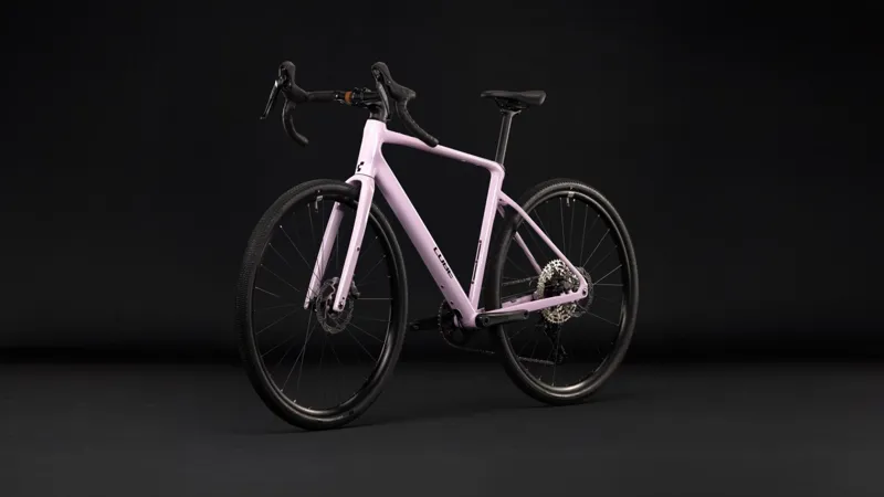Cube Nuroad EX Gravel Bike in Bubblegum and Black-8