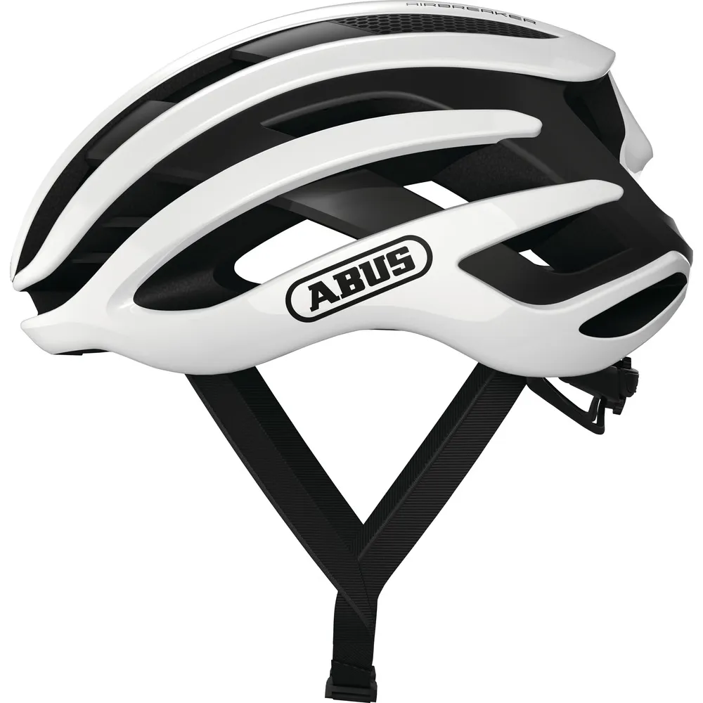 Team Cycles Abus Airbreaker Road Helmet in Polar White | Interest FREE Finance & Online Refund Policy.