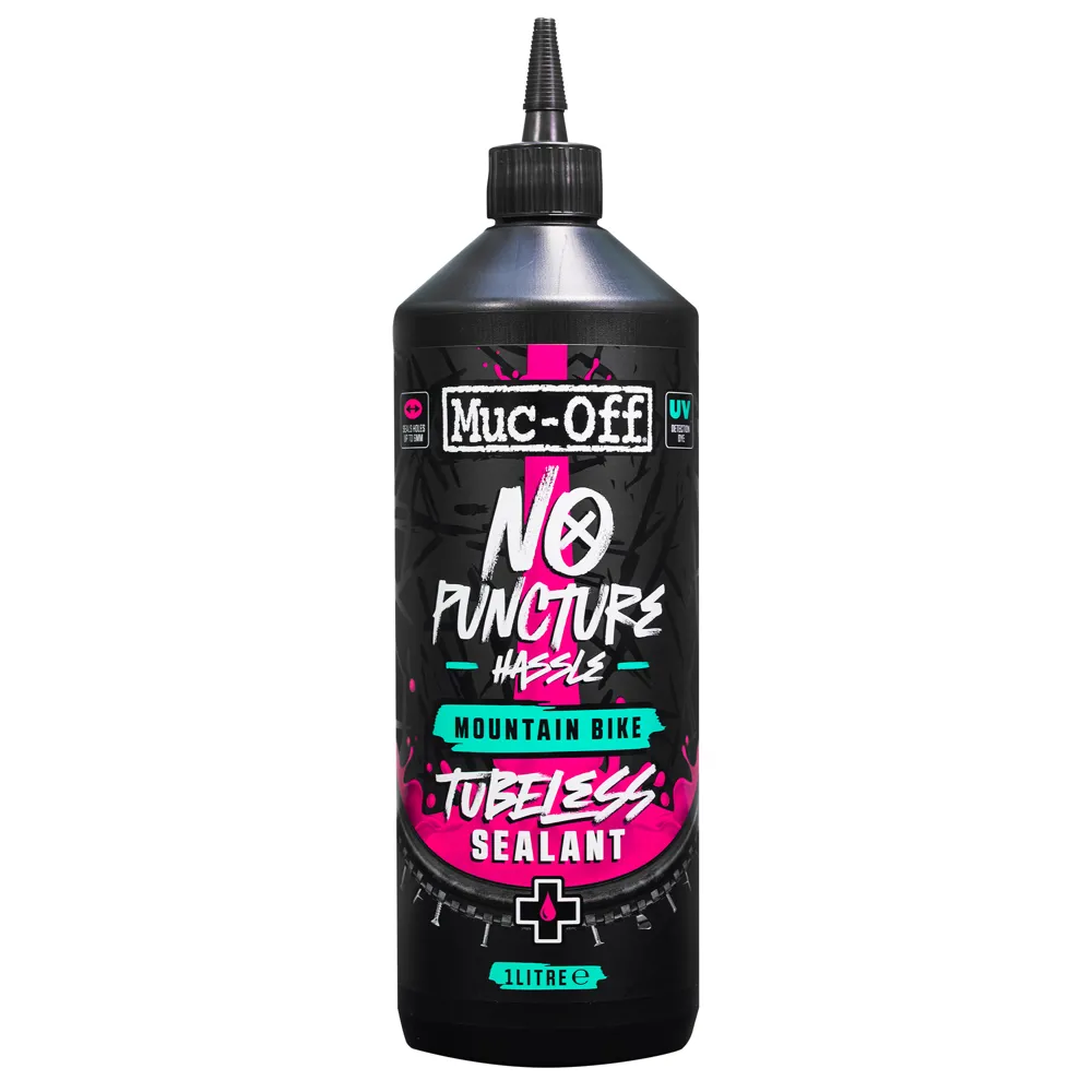 Team Cycles Muc Off Muc-Off No Puncture Hassle Mountain Bike Tubeless Tyre Sealant - 1L | Interest FREE Finance & Online Refund Policy.