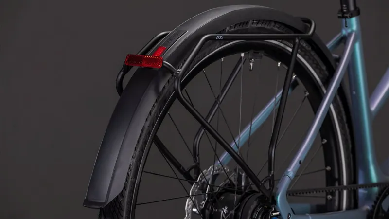 Cube Editor Hybrid SLT FE T 400Wh Electric Hybrid Bike in Smaragdgrey and Prism-5