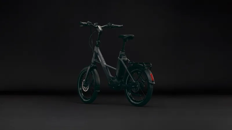 Cube Compact Hybrid Deluxe 540Wh Electric Bike in Nightsky and Grey-8
